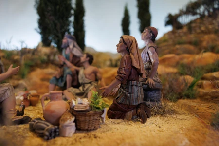 Rustic Village Scene