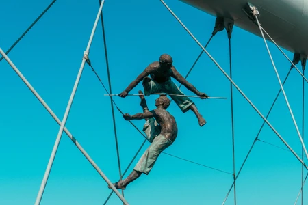 Aerial Acrobat Statue
