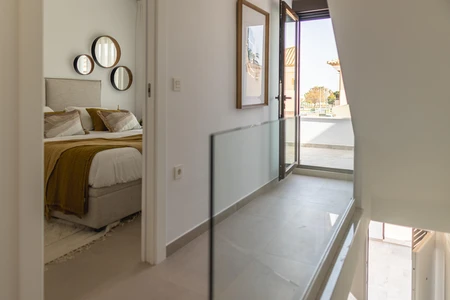 Modern Interior with Bedroom