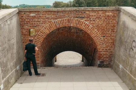 Brick Passageway View