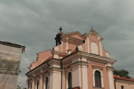 Baroque Architecture under Cloudy Skies
