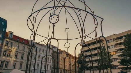 Urban Sculpture at Dawn