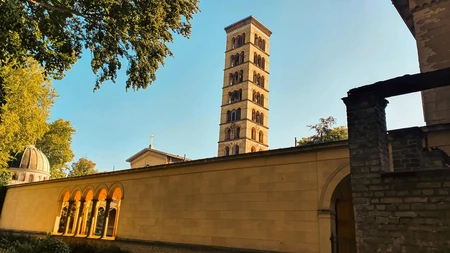Historic Tower in Sunlight