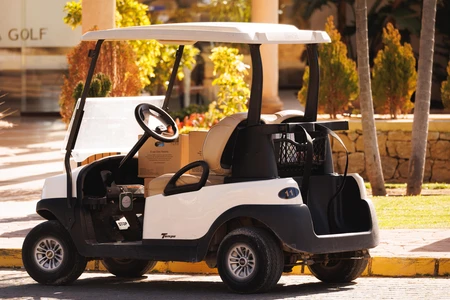 Golf Cart in Sunlight