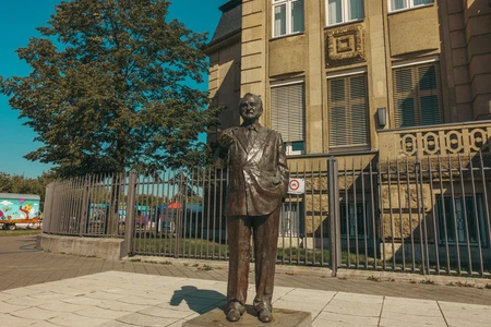 Statue Near Historic Building