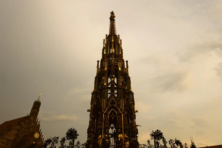 Gothic Tower at Sunset