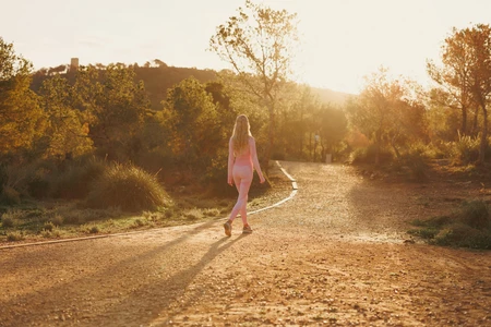 Sunlit Nature Walk