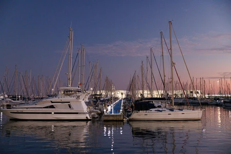 Serene Marina at Dusk
