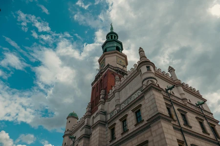 Historic Tower Against Cloudy Sky