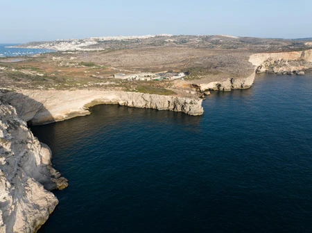Coastal Cliffs Overlooking the Sea
