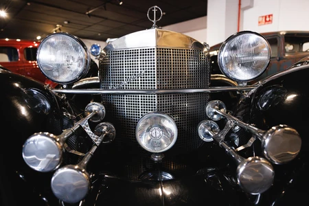 Classic Car Front View