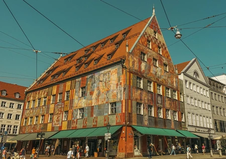 Colorful Architectural Facade
