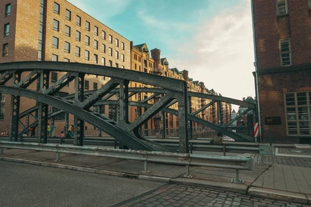 Historic Bridge Scene