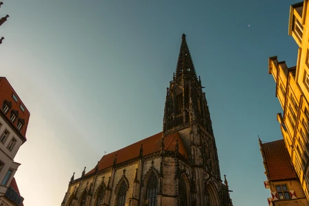 Gothic Cathedral at Sunset