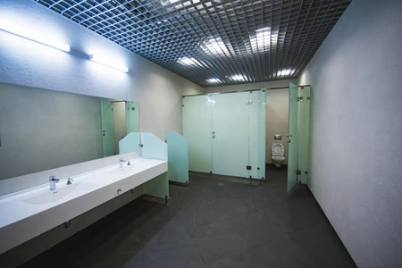 Modern Public Restroom