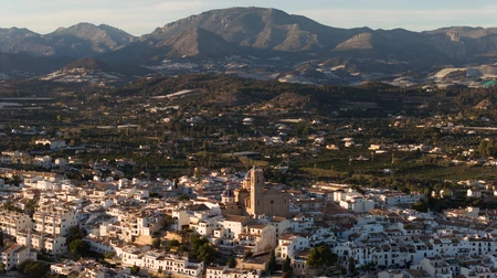 Mountainous Townscape