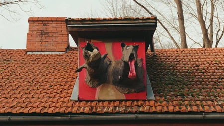 Quirky Rooftop Art