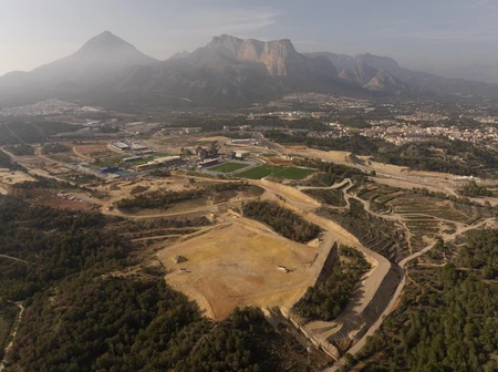 Aerial View of Mountainous Landscape