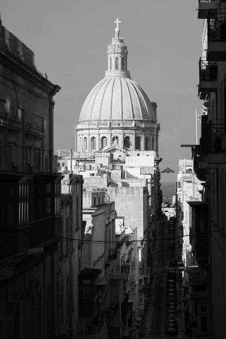 Dome Over City Street