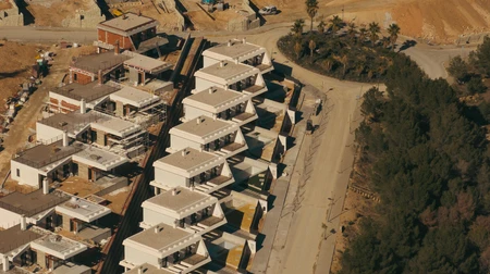 Aerial View of Residential Development
