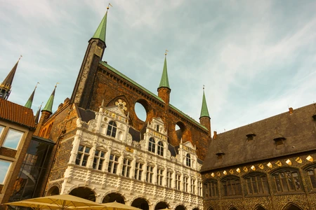Historic Building with Spires