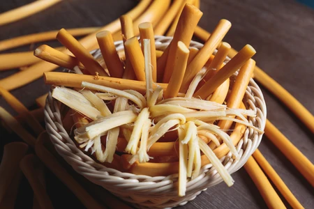 Cheese Batons in a Basket
