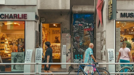 Busy Urban Street Scene