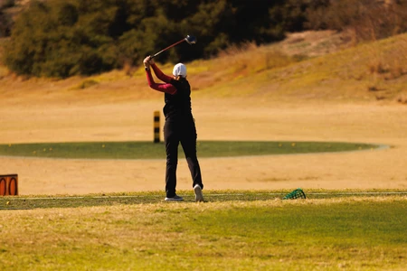 Golfer in Action