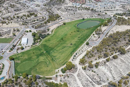 Aerial View of a Golf Course