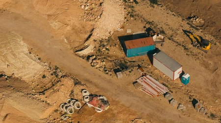 Construction Site Aerial View