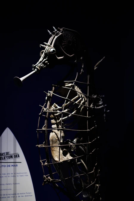 Intricate Seahorse Sculpture