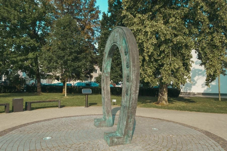 Urban Sculpture in Park Setting