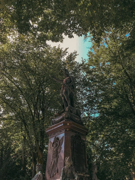 Historic Monument Surrounded by Trees