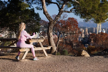 Tranquil Picnic with City View