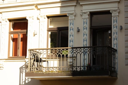 Ornate Balcony Architecture