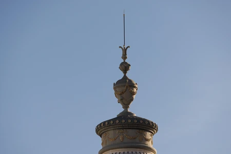 Architectural Detail Under Clear Sky