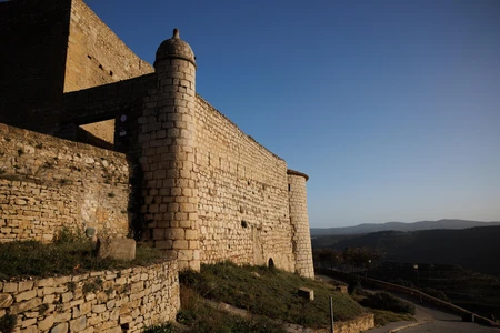 Ancient Fortress at Sunset