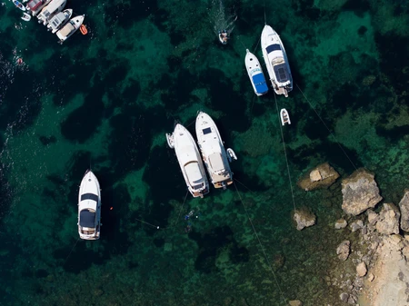 Boats on Clear Blue Waters