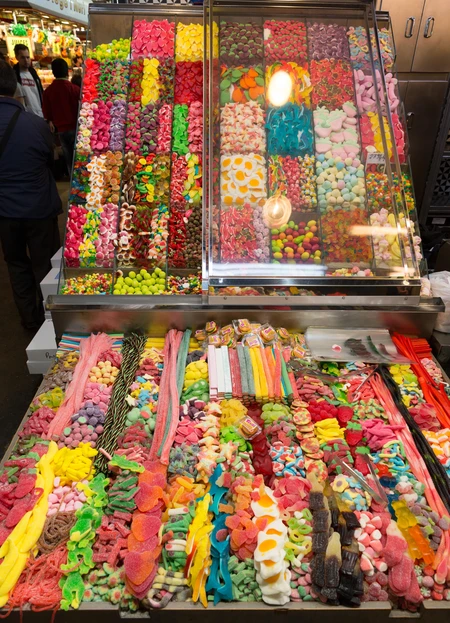 Colorful Candy Market Display