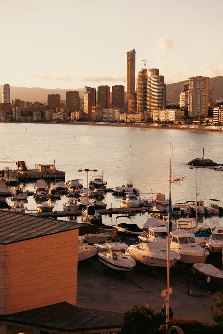 Sunset Over Marina