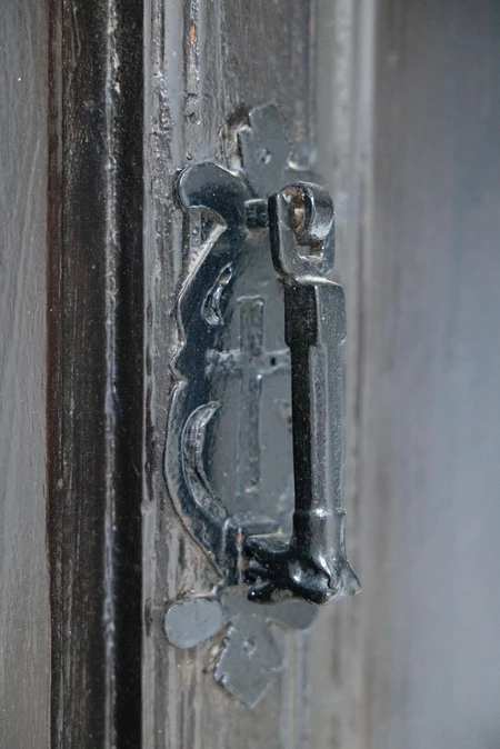 Antique Door Handle Close-Up