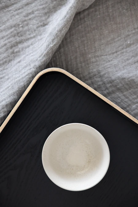 Minimalist Bowl on Tray