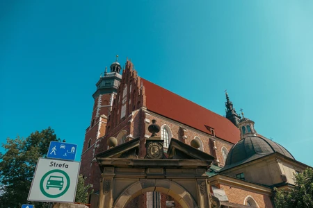 Historic Building under Blue Sky