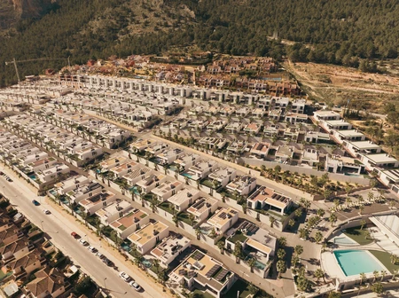 Aerial View of Residential Area