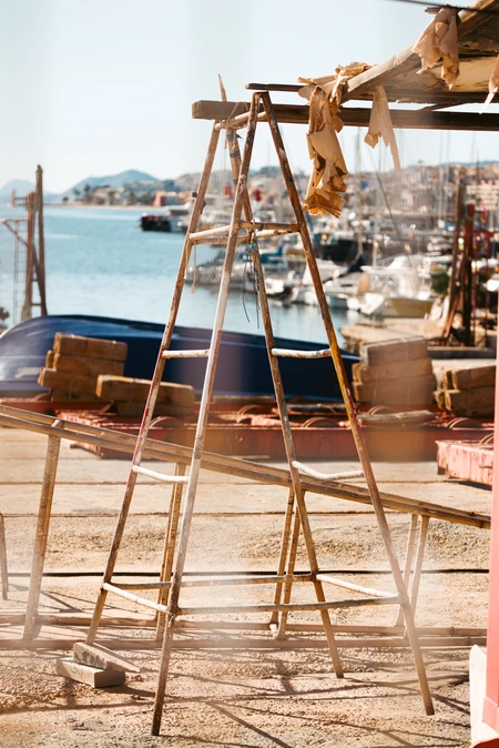 Seaside Construction Scene