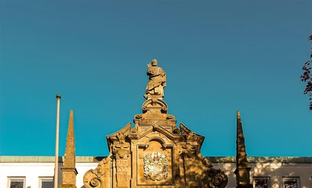 Historic Monument at Sunset