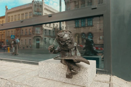 Reflective Street Sculpture