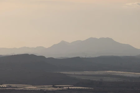 Misty Mountain Range at Dawn