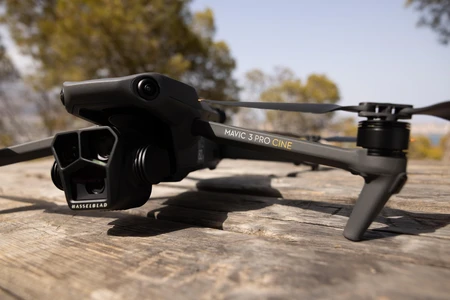 Drone on Wooden Deck