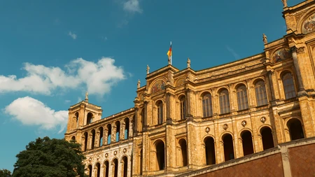 Historic Building with Blue Sky